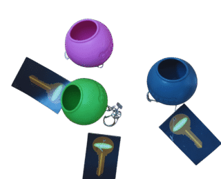 Nøglering-dispenser